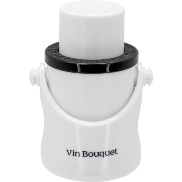 Vin Bouquet Тапа за шампанско с помпа - 2 IN 1 - бяла